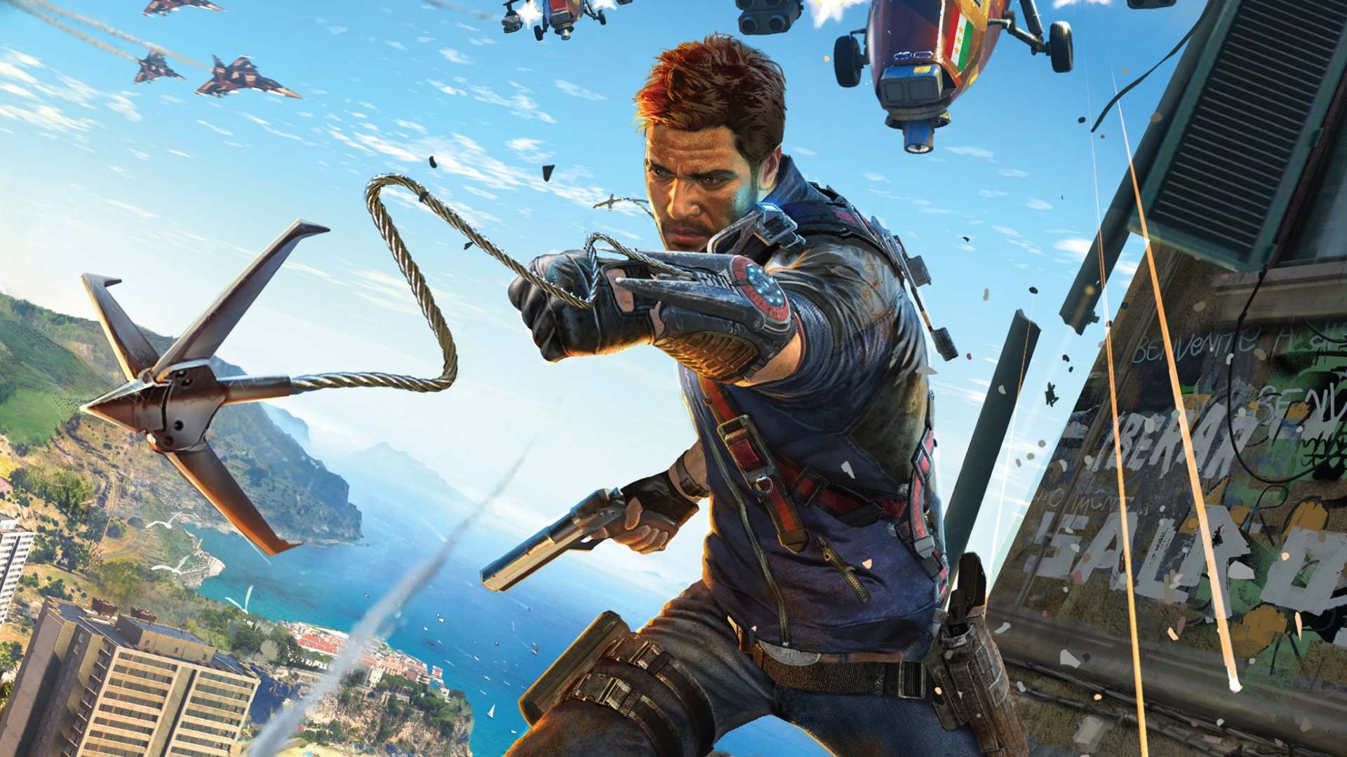 New JUST CAUSE 3 Gameplay Trailer Rains Down Beautiful Destruction