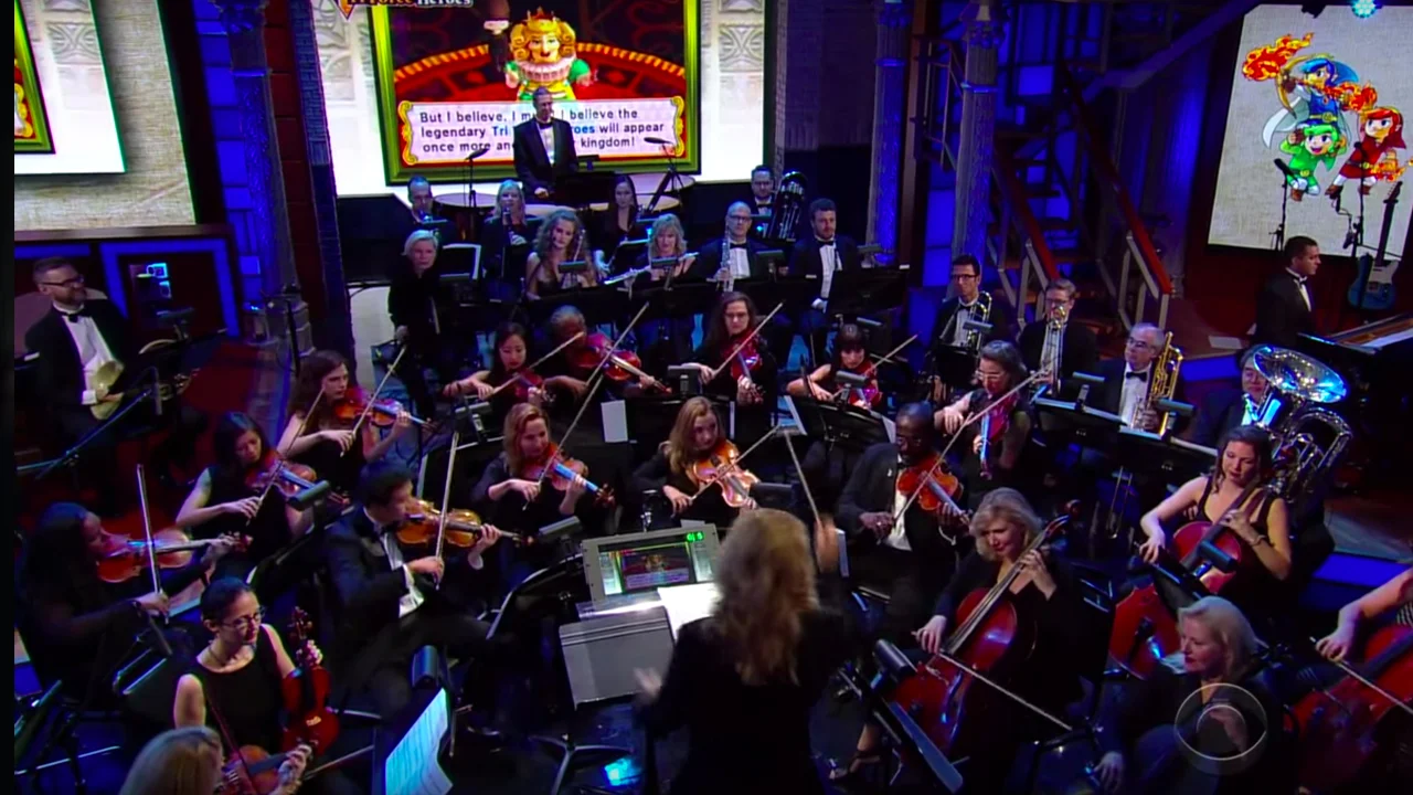 Watch: A 74-Piece Orchestra Rocks Stephen Colbert's LATE SHOW With LEGEND OF ZELDA Music