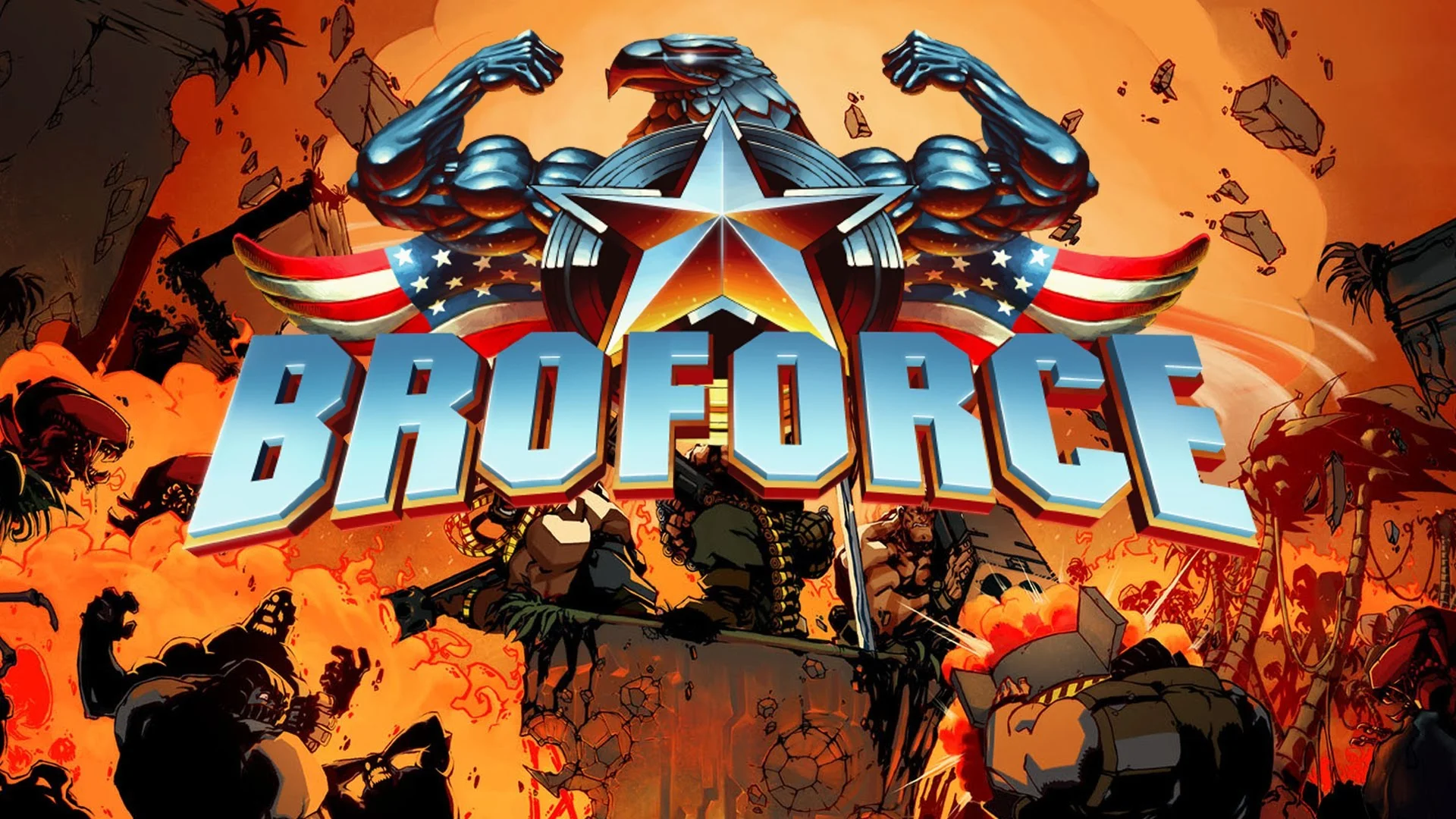 BROFORCE Launch Trailer Will Blast Your Brain With Freedom