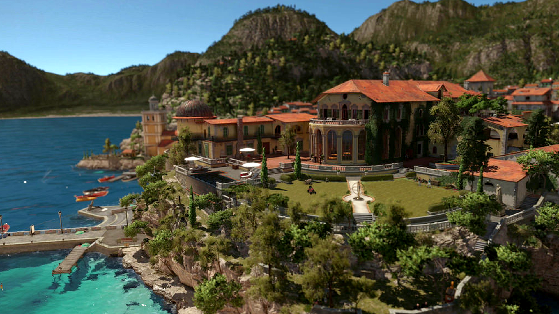 Beautiful Views from the Town of Sapienza in HITMAN Trailer