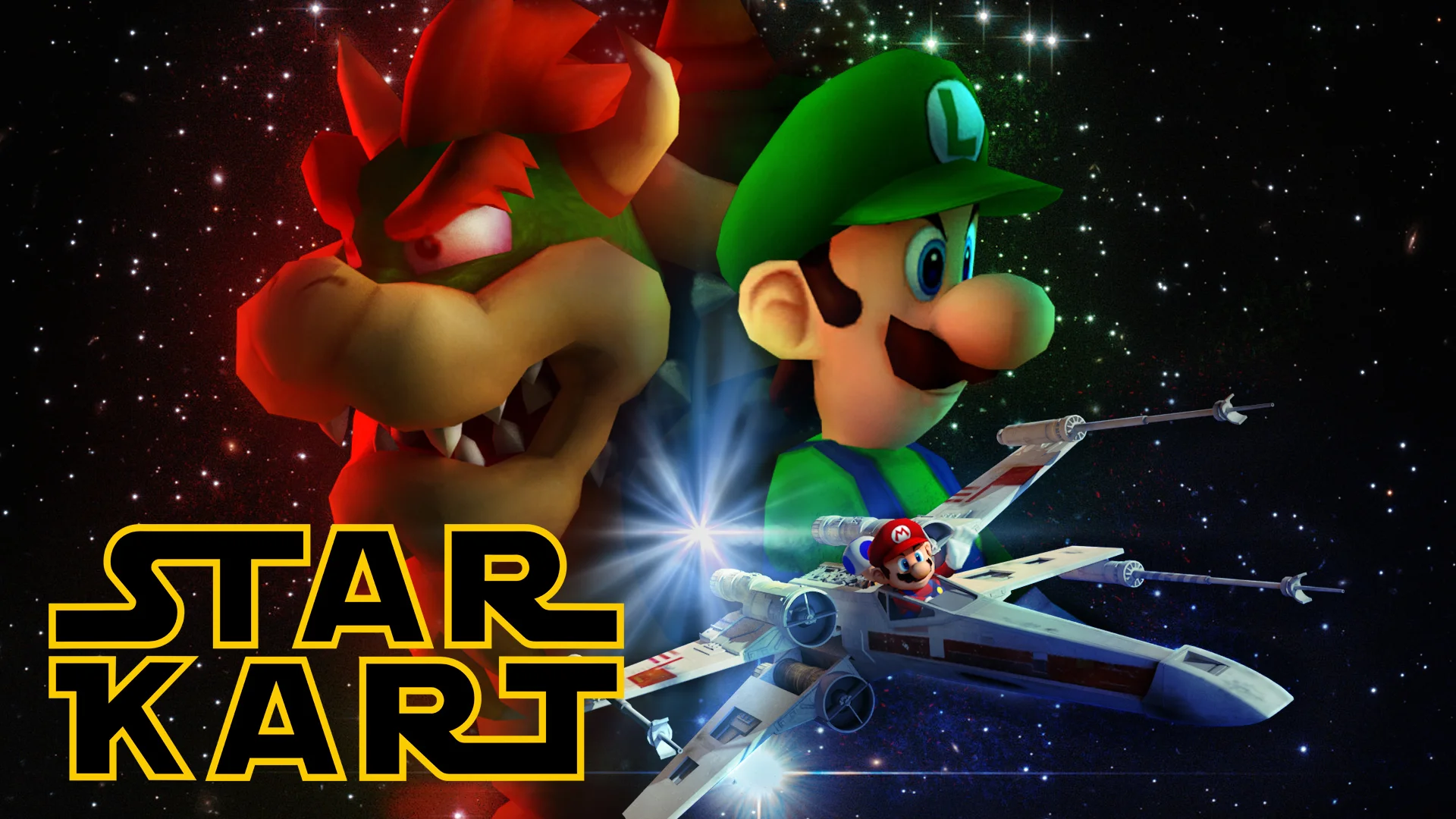 MARIO KART And STAR WARS Collide For One Incredible Mashup!