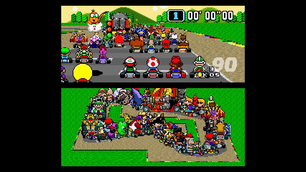 101 Characters Race In The Most Chaotic MARIO KART Race Ever