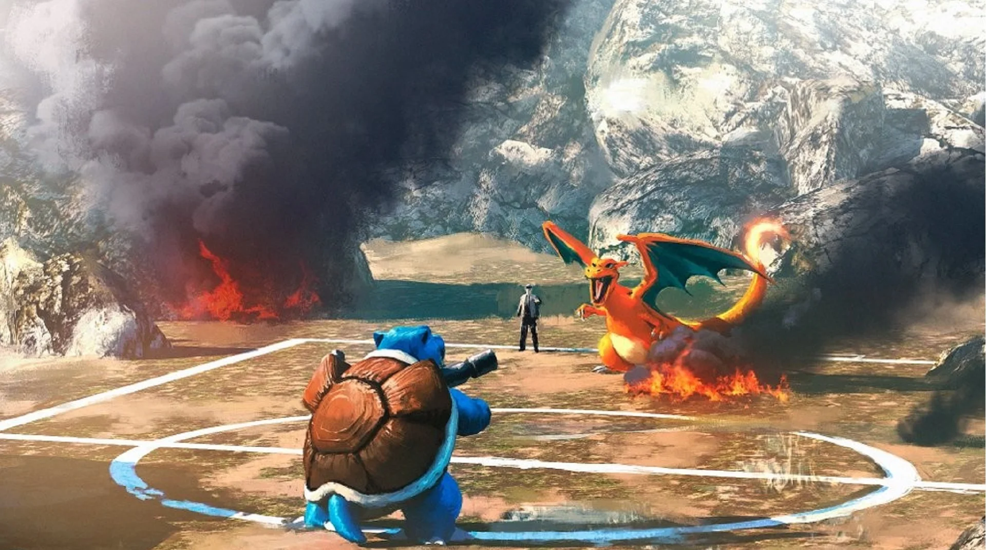 Red Meets Blue In This Kick Ass Art By Espen Saetervik