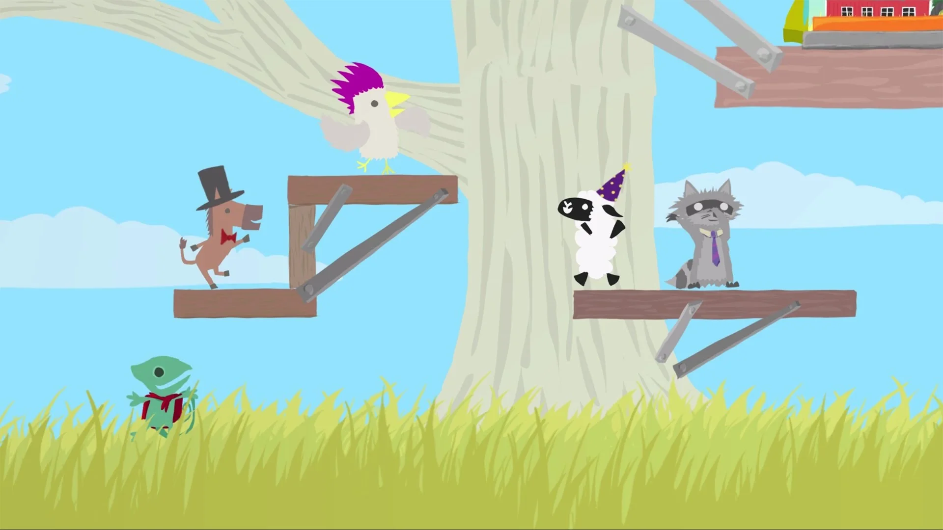 Launch Trailer For ULTIMATE CHICKEN HORSE: An Obstacle Based Party Game