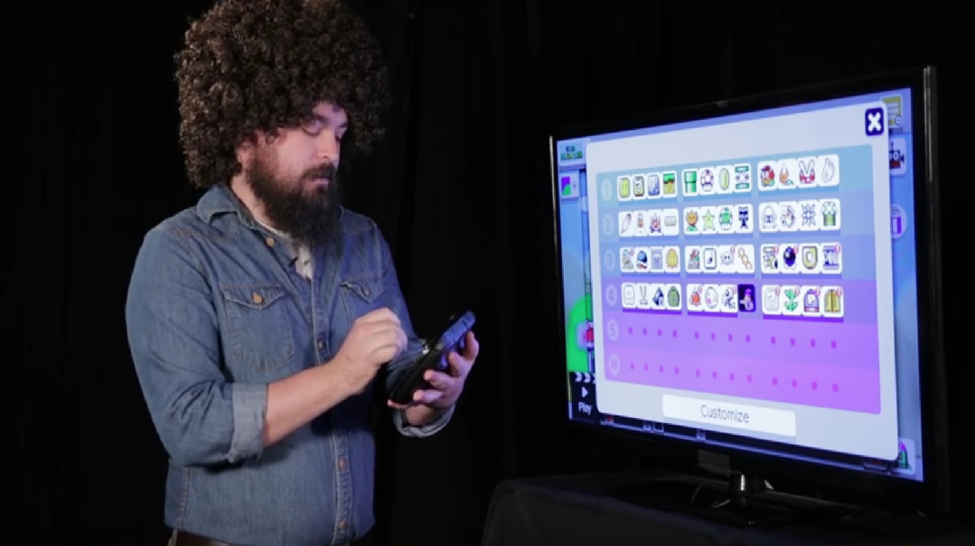 Bob Ross Makes "Happy Trees" In SUPER MARIO MAKER In This Great Parody