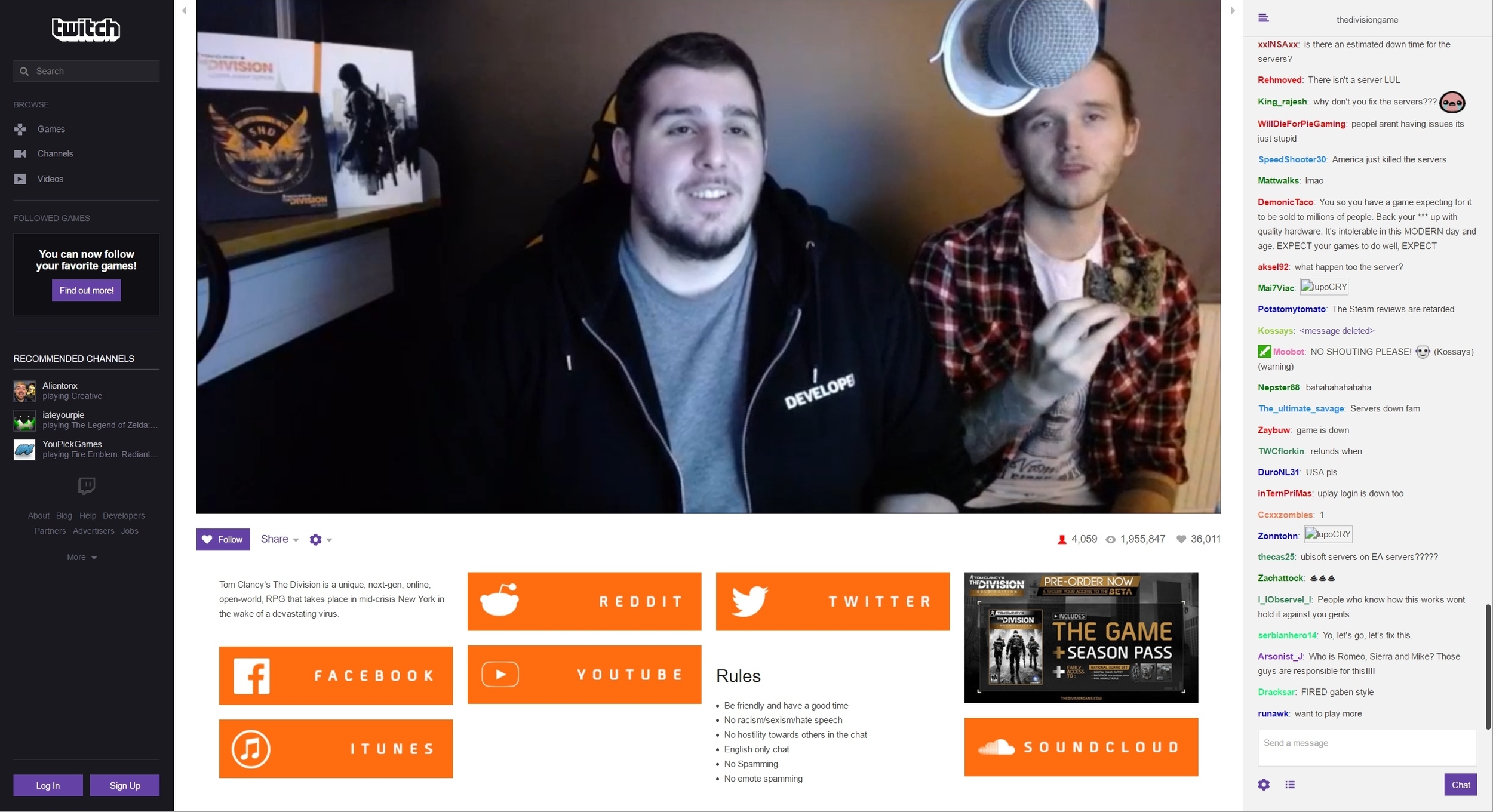 The Devs were good sports and handled the down time quite smoothly.. whilst eating into the mic freely. NOM NOM NOM.