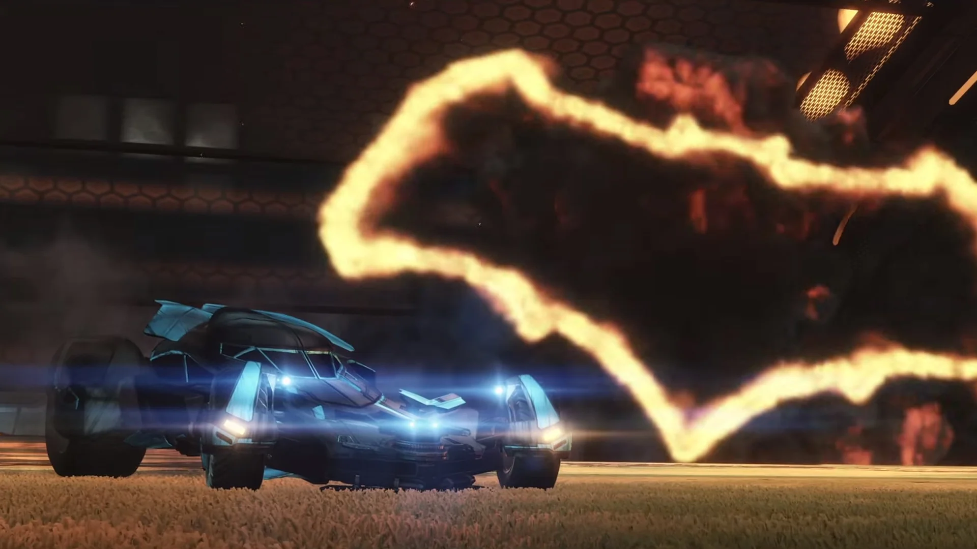See The Batmobile Kicking Ass in ROCKET LEAGUE