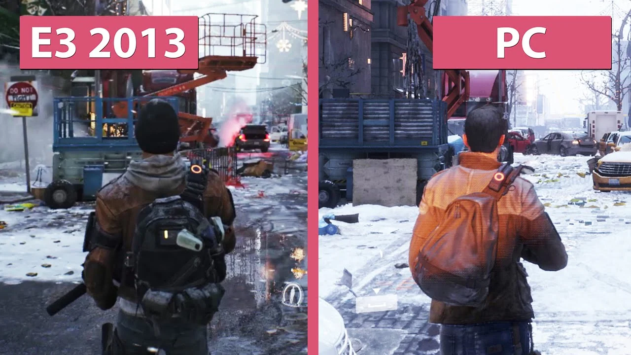 Side By Side Comparison Of THE DIVISION PC Vs. E3 Reveal