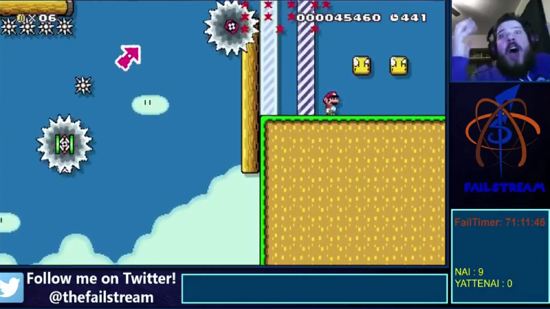 Guy Goes Bonkers After Completing SUPER MARIO MAKER Level After 71 Hours Of Attempts