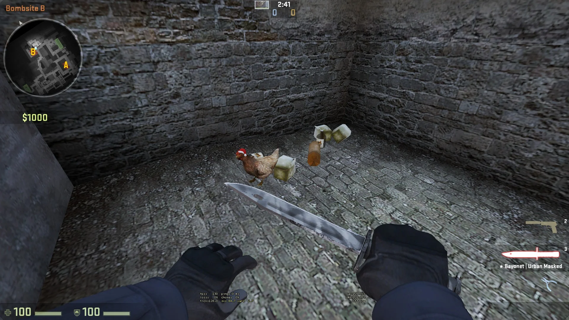 Holiday Chicken Is Bhop Master In CS:GO Parody