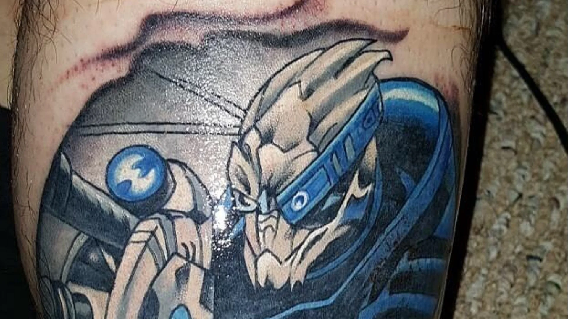 Bad Ass Garrus Tattoo From MASS EFFECT