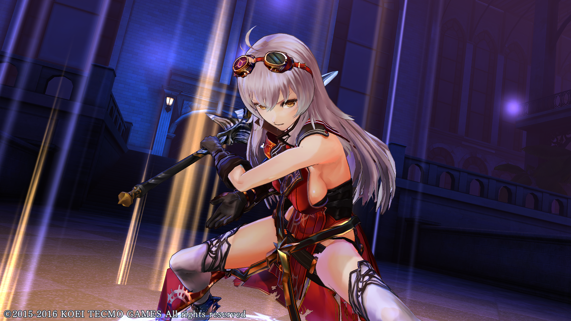 NIGHTS OF AZURE — Fighting Trees, Elevator Music, Chicks with Swords