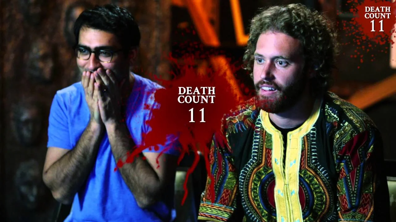 T.J. Miller And Kumail Nanjiani Of SILICON VALLEY Play DARK SOULS 3