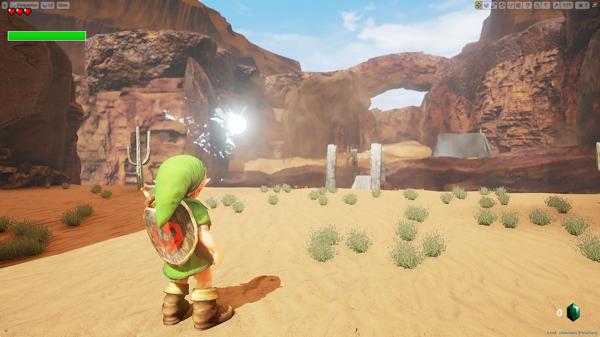 Gerudo Valley Looks Gorgeous In Unreal Engine 4