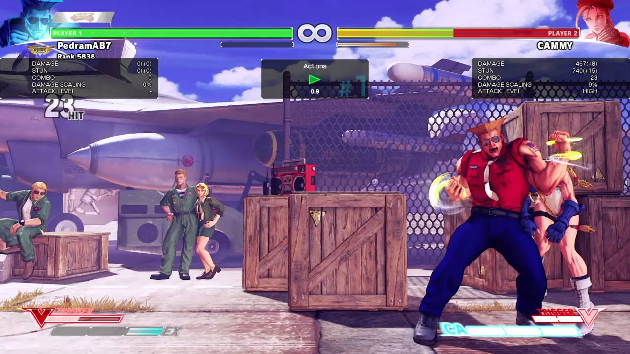 Street Fighter 5: GUILE COMBOS 