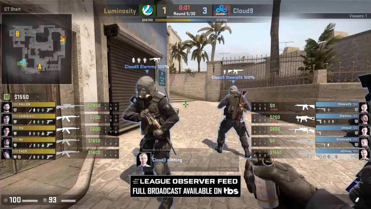 CLOUD 9 Starts Out Dominant But Falls To LUMINOSITY In First Round of E-LEAGUE