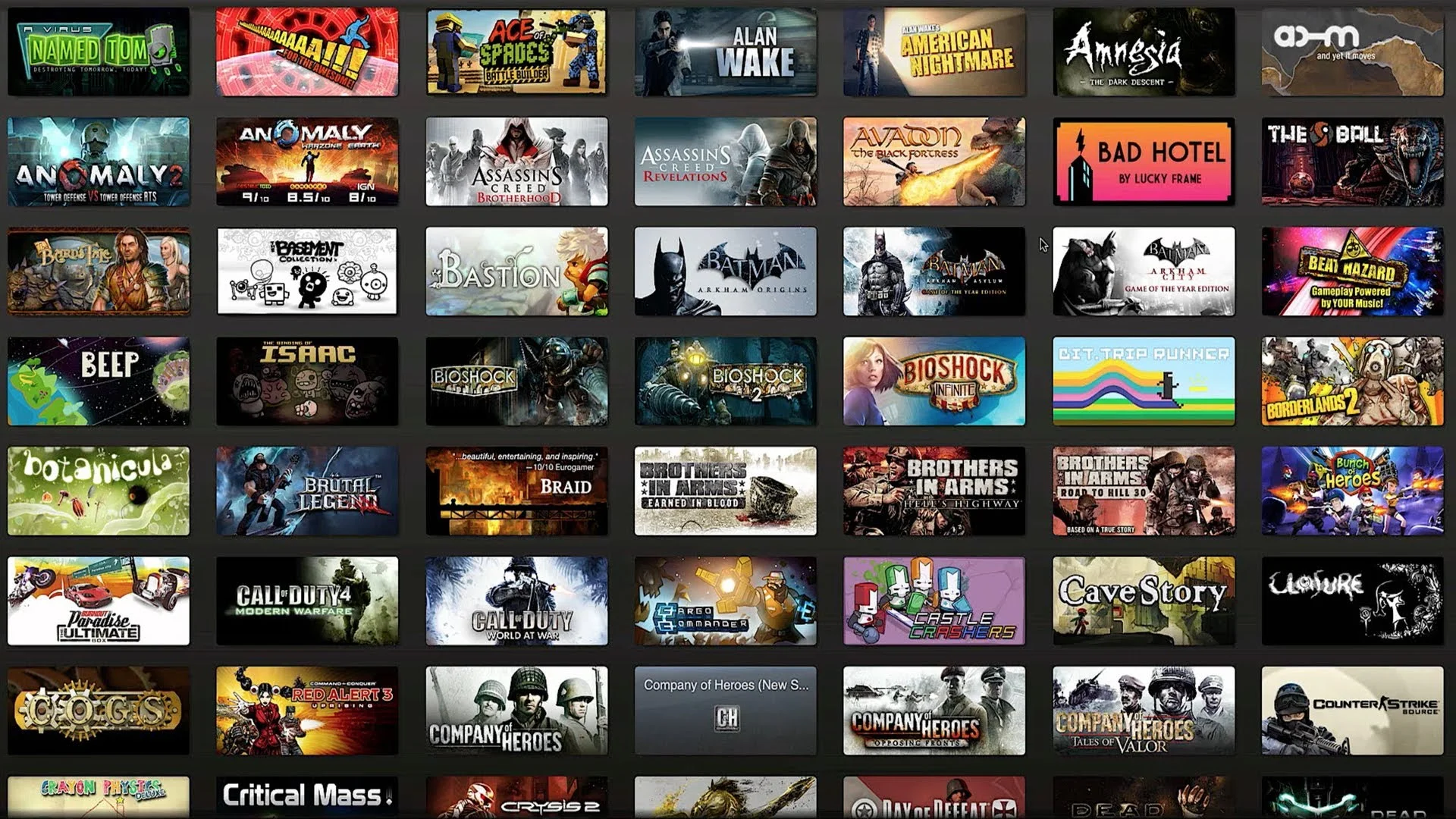 Guy On Steam Owns Over Half Of Games Available...Plays ROCKSMITH And LEFT 4 DEAD 2 Nonstop