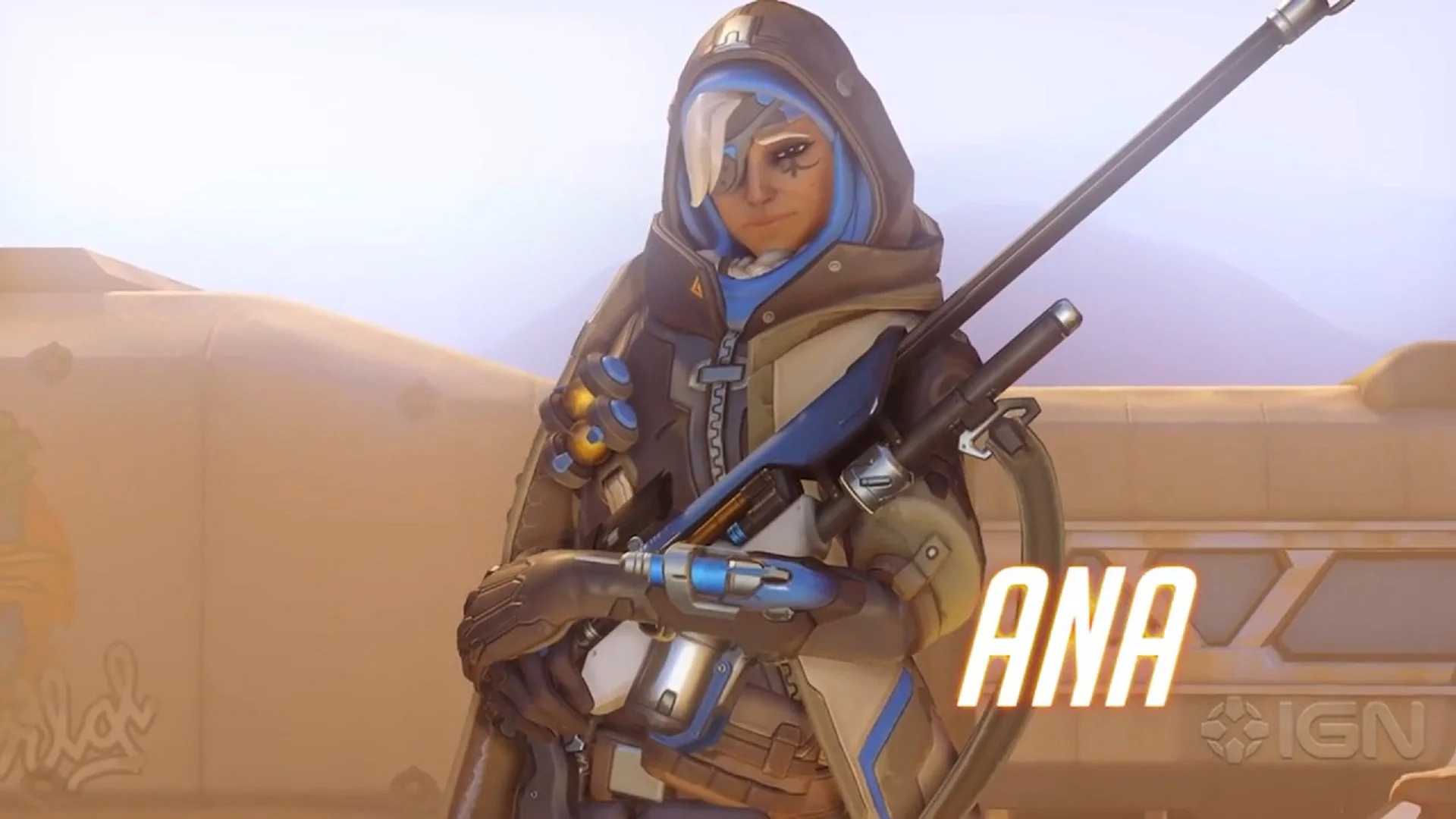 Ana The Healing Sniper Announced For OVERWATCH