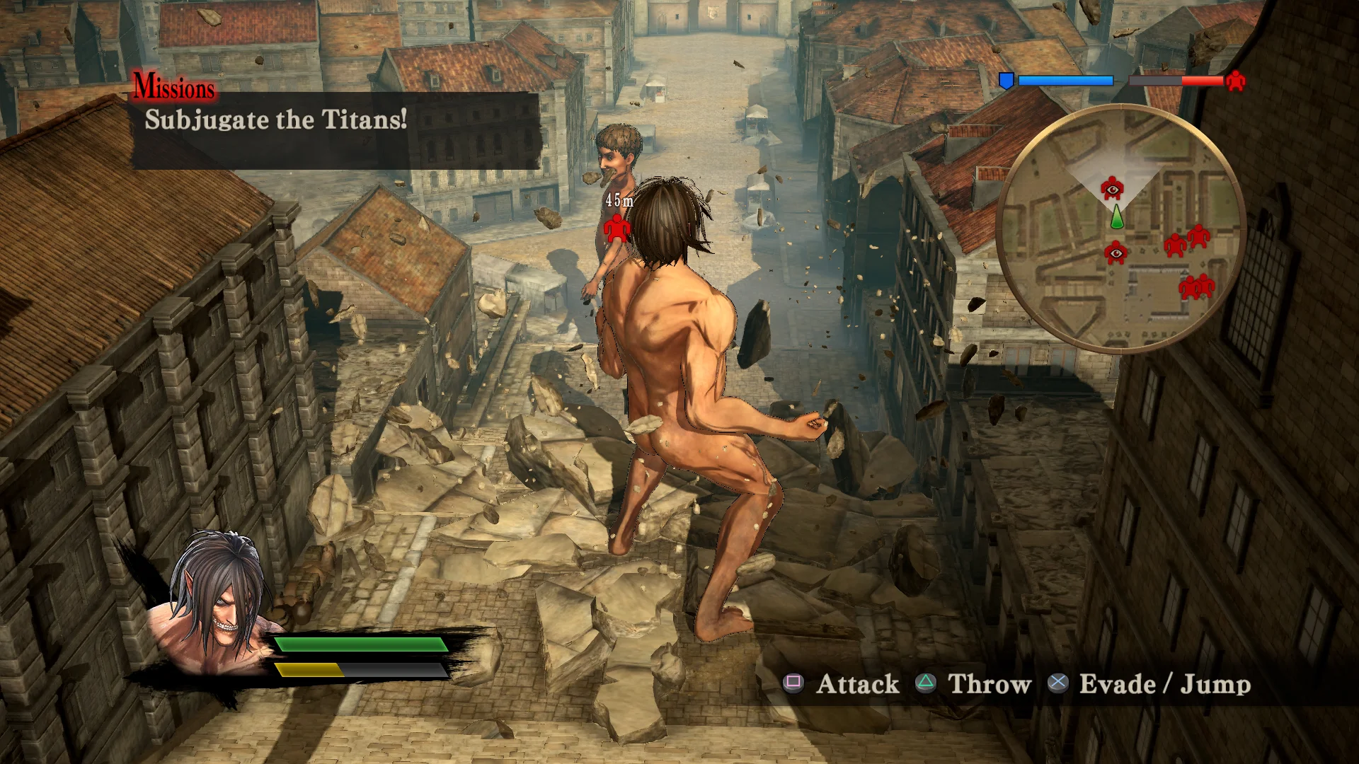 Watch Eren Destroy Titans In ATTACK ON TITAN Gameplay Video