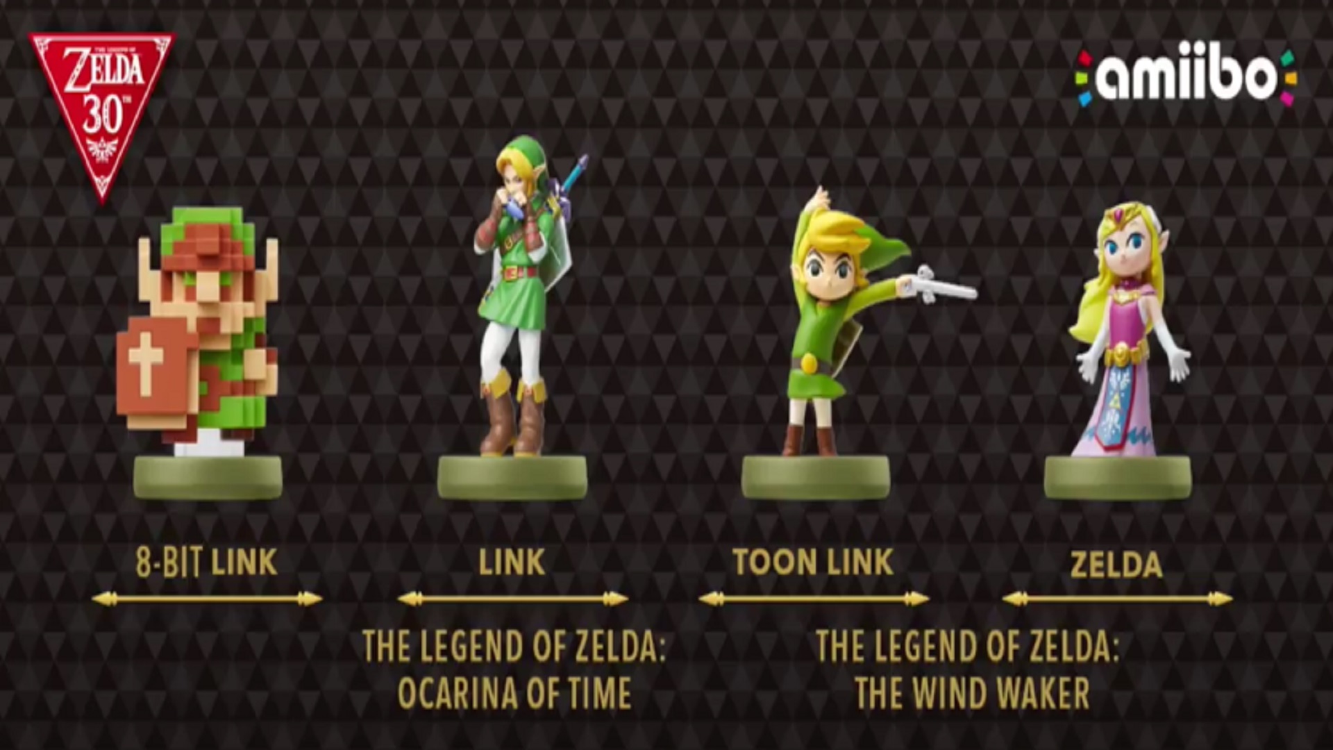  ZELDA 30th Anniversary Amiibo Annouced, Will Be Compatible With ZELDA: BREATH OF THE WILD