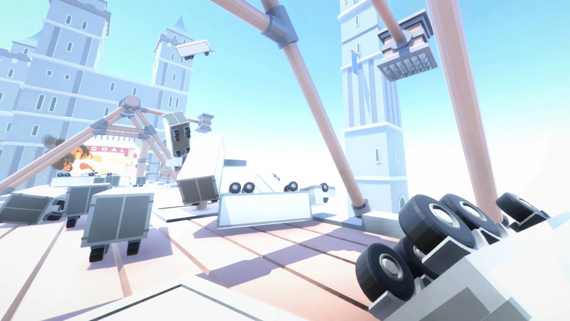 Jump From Semi To Semi In CLUSTERTRUCK