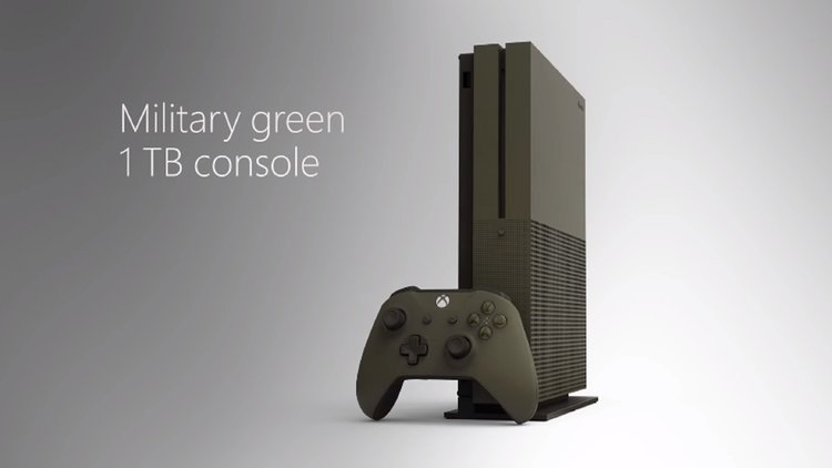 Xbox One S gets painted military green for 1TB Battlefield 1 console