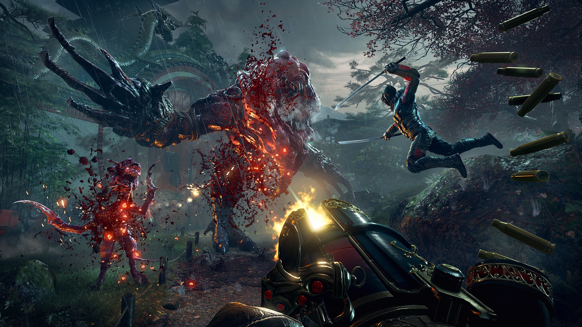 Chainsaw Katana Cuts Through Enemies In 12 Minutes Of SHADOW WARRIOR 2 Gameplay
