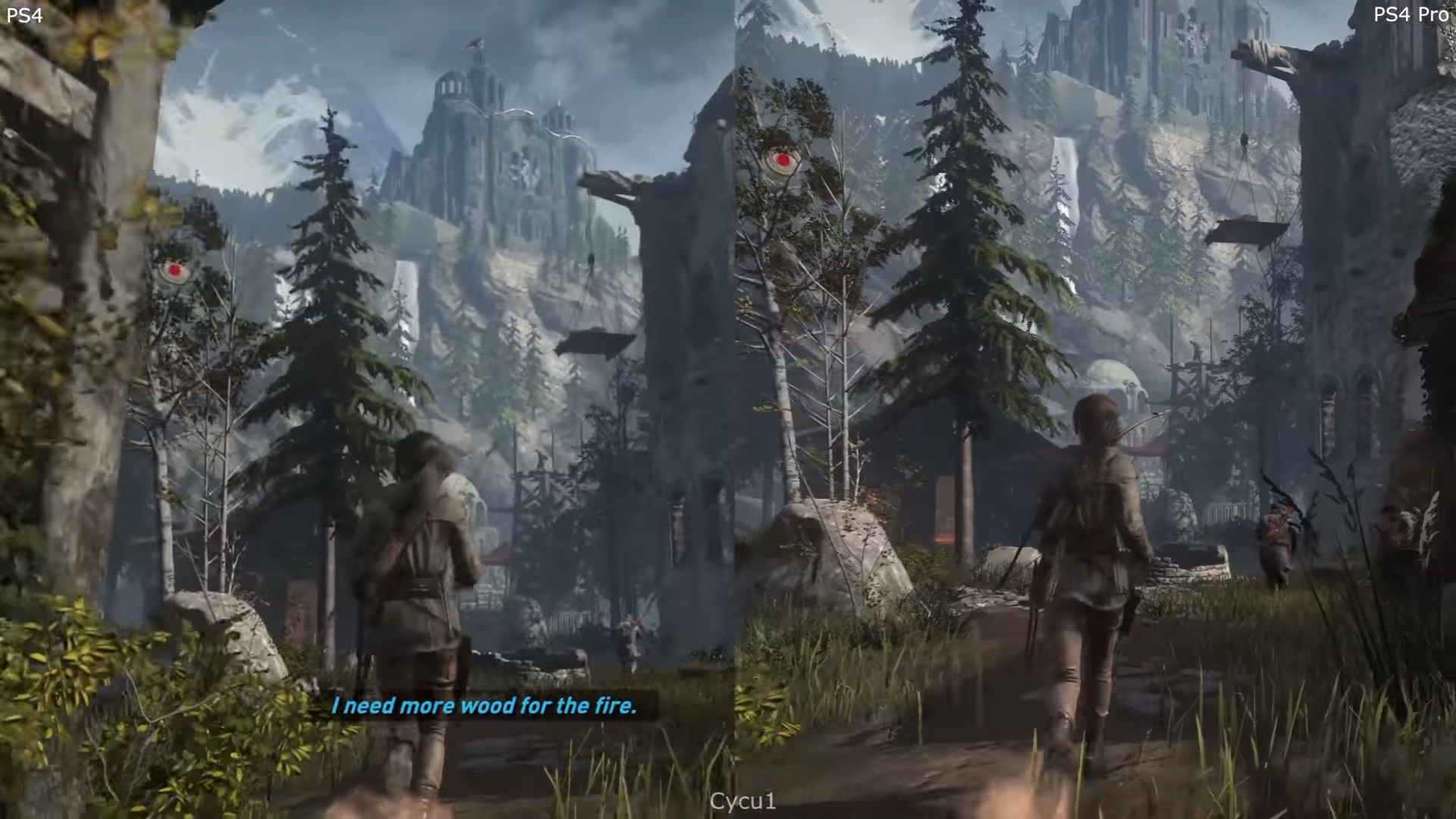 Here's What RISE OF THE TOMB RAIDER Looks Like On PS4 vs. PS4 Pro