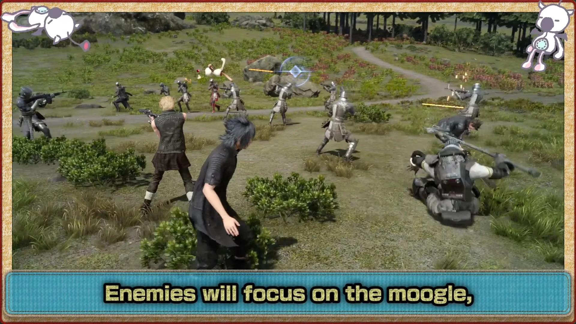 You Can Use A Stuffed Moogle As A Decoy In FINAL FANTASY XV