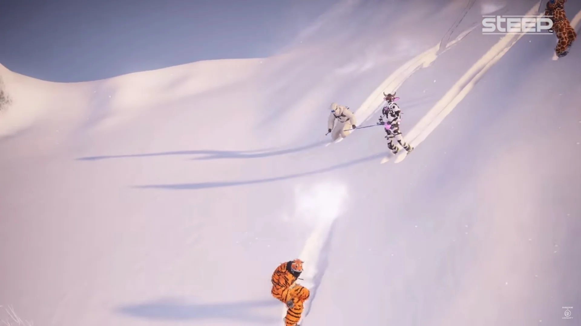 Dress As A Giraffe And Screw Around On A Snowboard In Latest STEEP Trailer