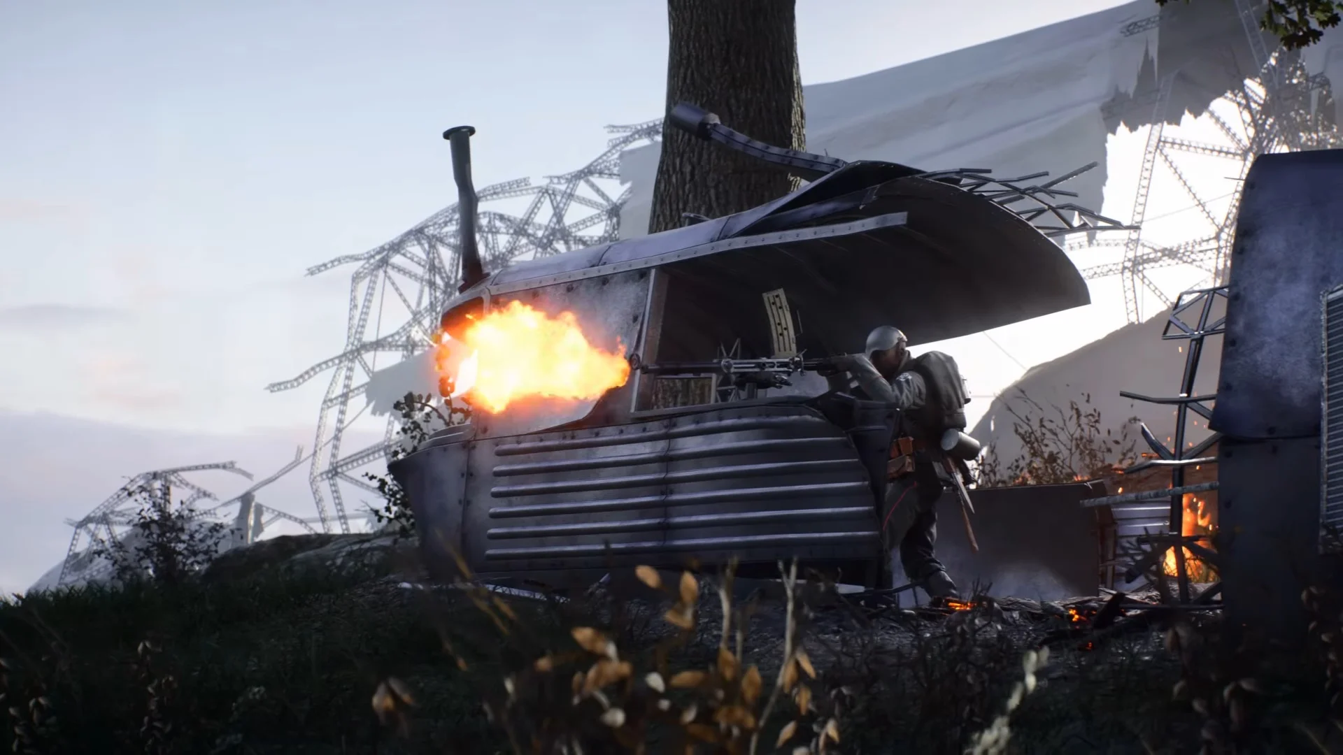 Here's Your First Look At BATTLEFIELD 1's New Map "Giant's Shadow"