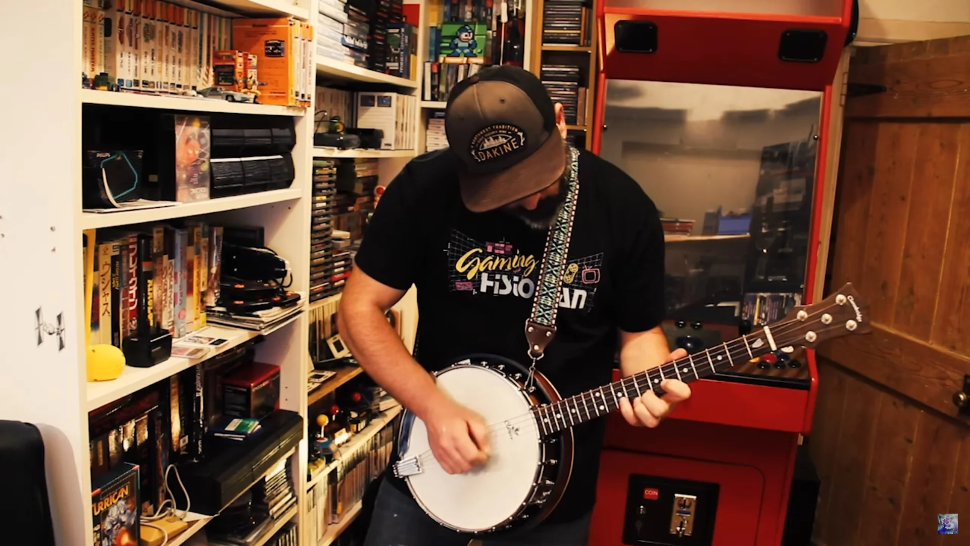 One Strummin Banjo Man Plays A Great MEGA MAN 2 Tune
