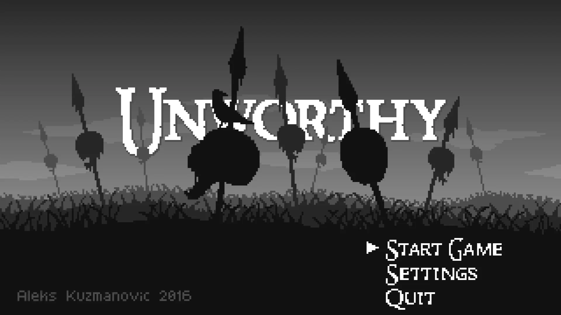 First Impressions: Upcoming Hardcore Side Scroller Game: UNWORTHY