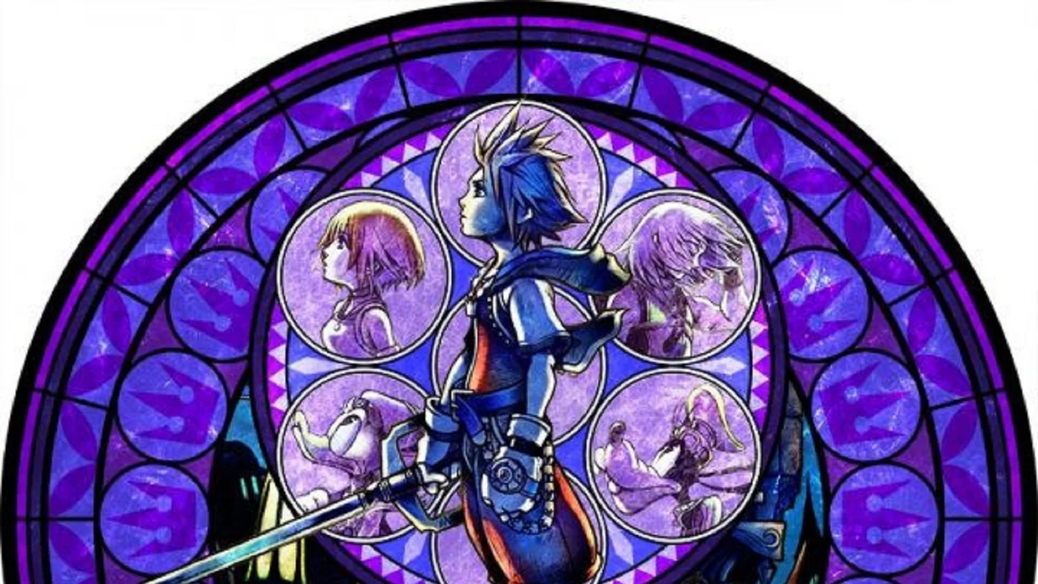 Square Enix Builds Awesome Clock With Stained Glass Kingdom Hearts Designs Gametyrant