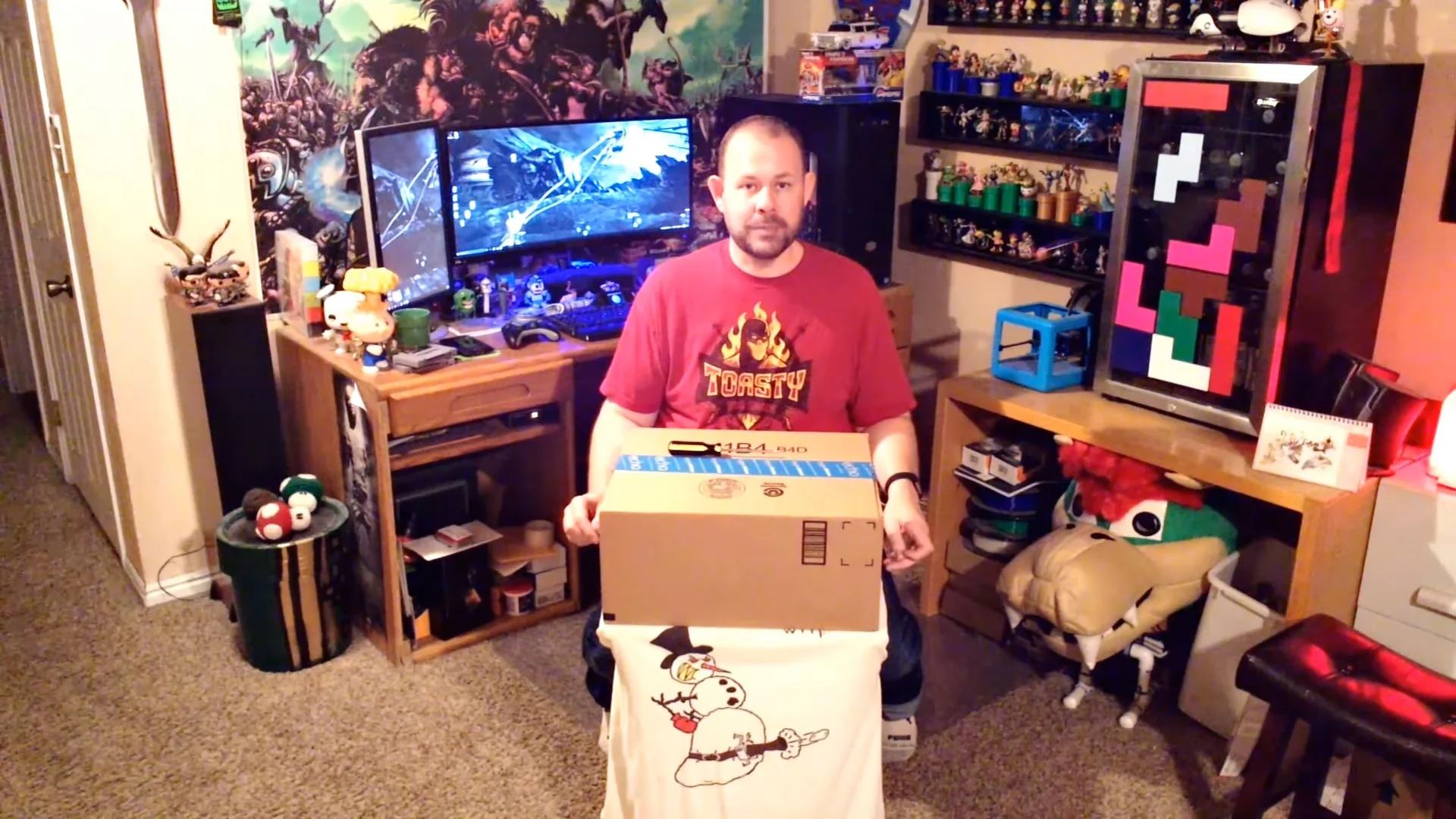 Parody: "Enthusiastic" Gamer Does An Unboxing Video