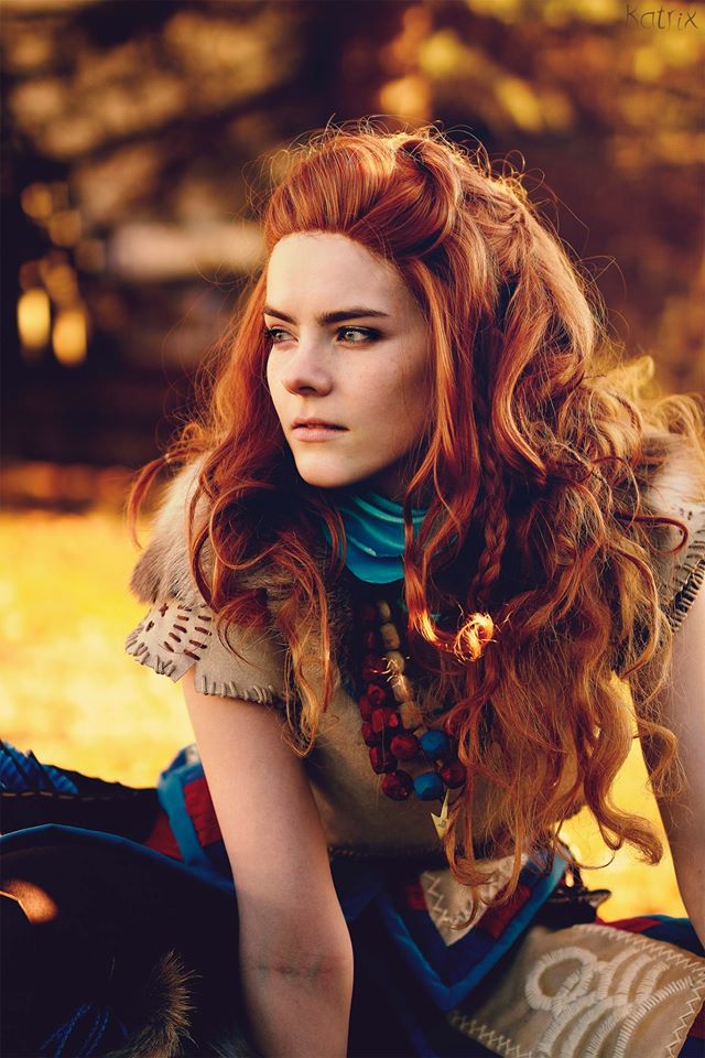 Ibelinn Cosplay as Aloy. Photo by Katrix Media