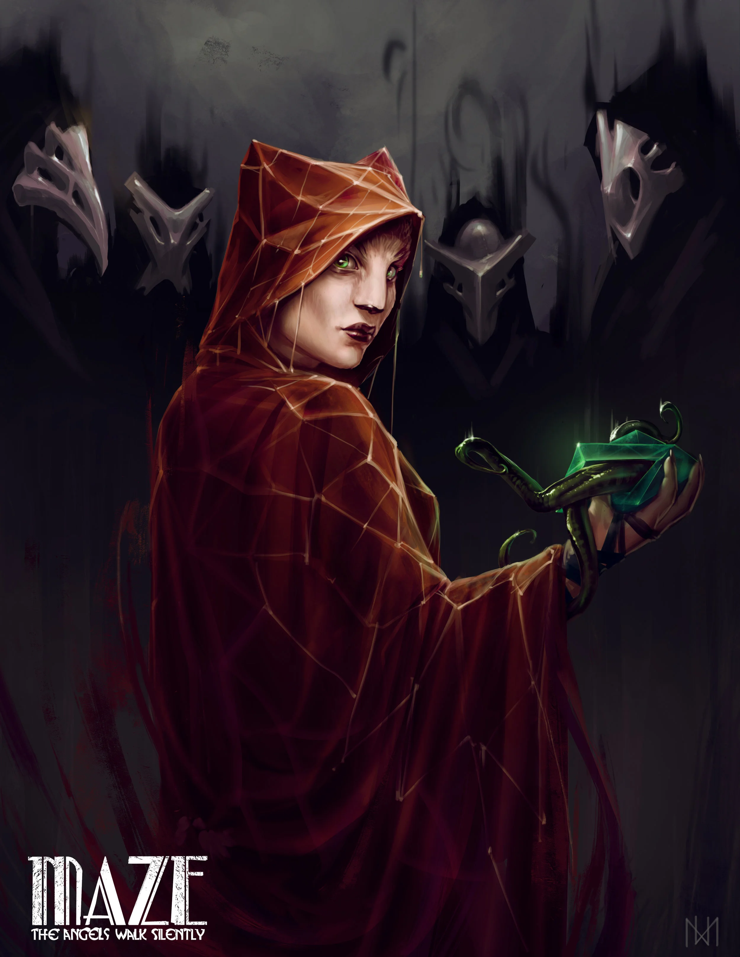 Check Out The Horrors in MAZE: THE ANGELS WALK SILENTLY