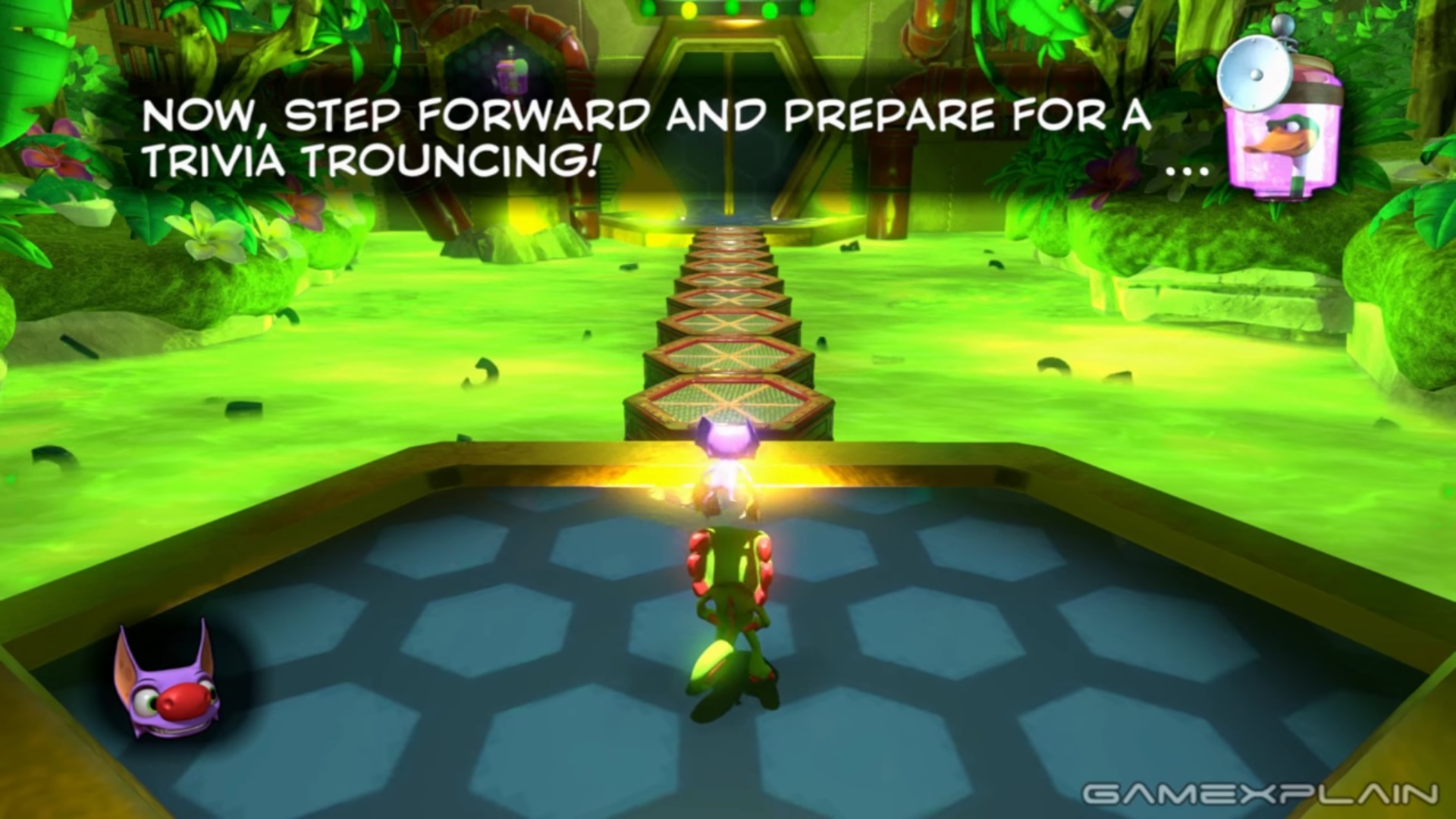 Fresh YOOKA-LAYLEE Gameplay Shows Trivia Boss Battle