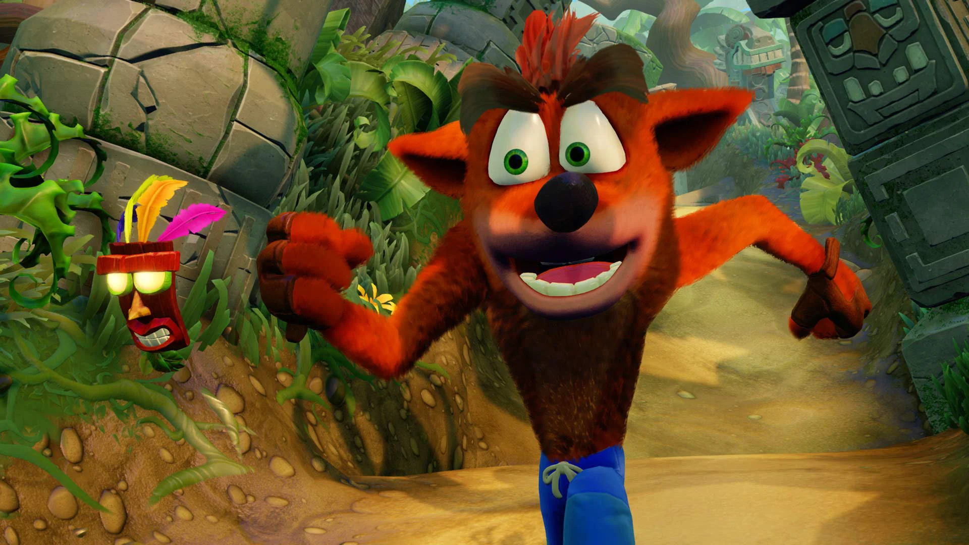 Check Out The Differences Between An Original And Remastered CRASH BANDICOOT 2 Level