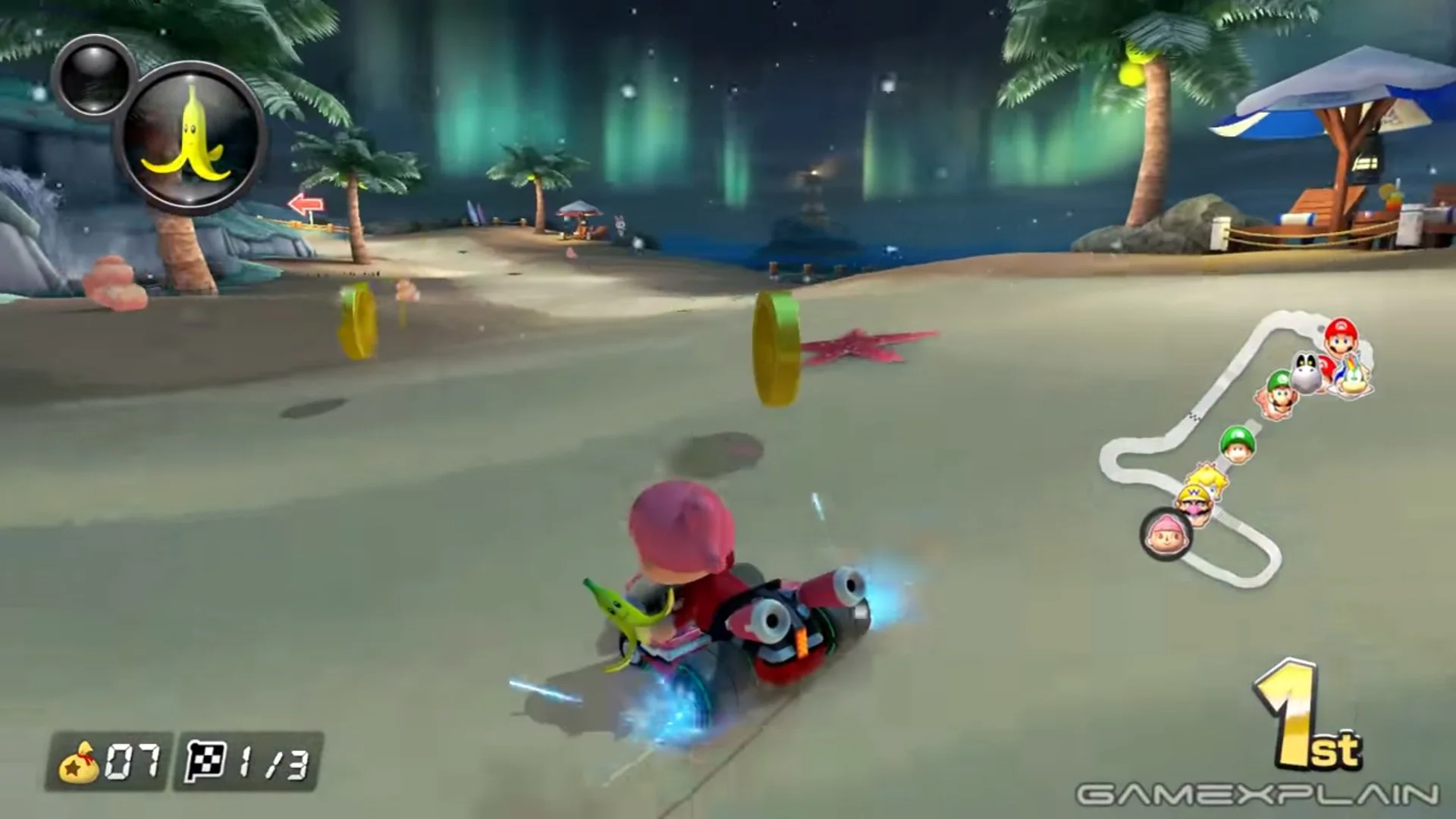 You Can Pick The Season In The ANIMAL CROSSING Stage In MARIO KART 8 DELUXE