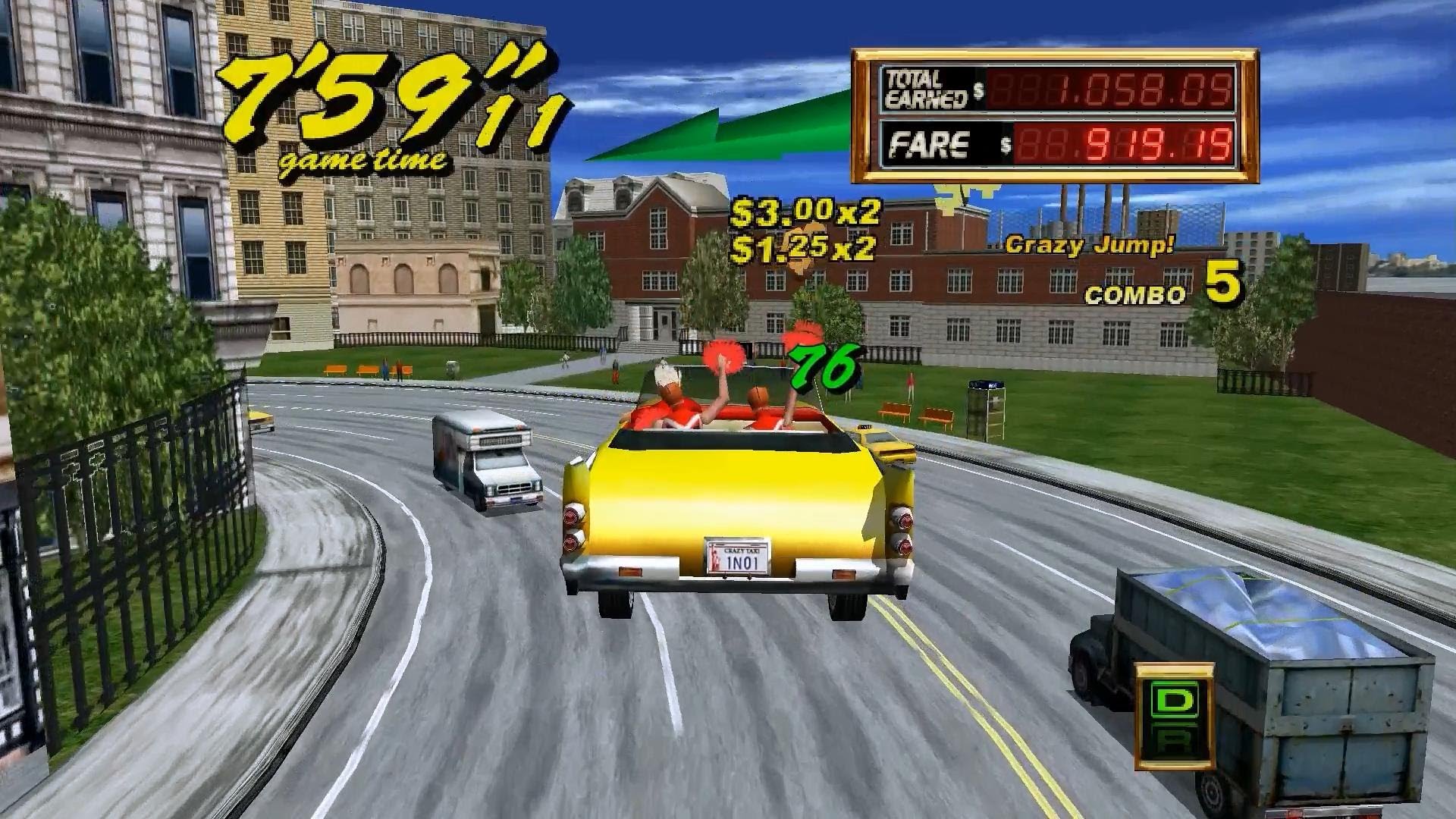 Arcade Longplay [242] Crazy Taxi 