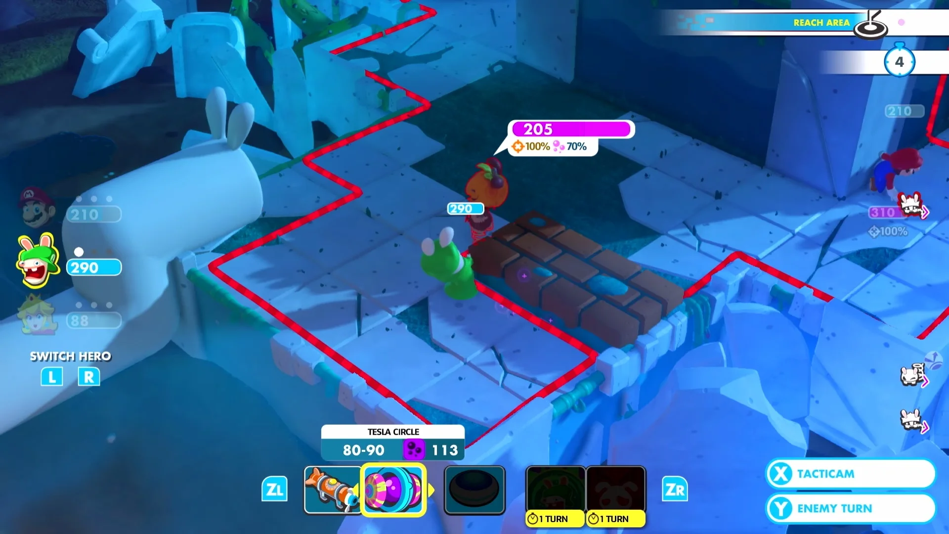 New Footage Shows MARIO + RABBIDS: KINGDOM BATTLE Gets Tough Down the Road