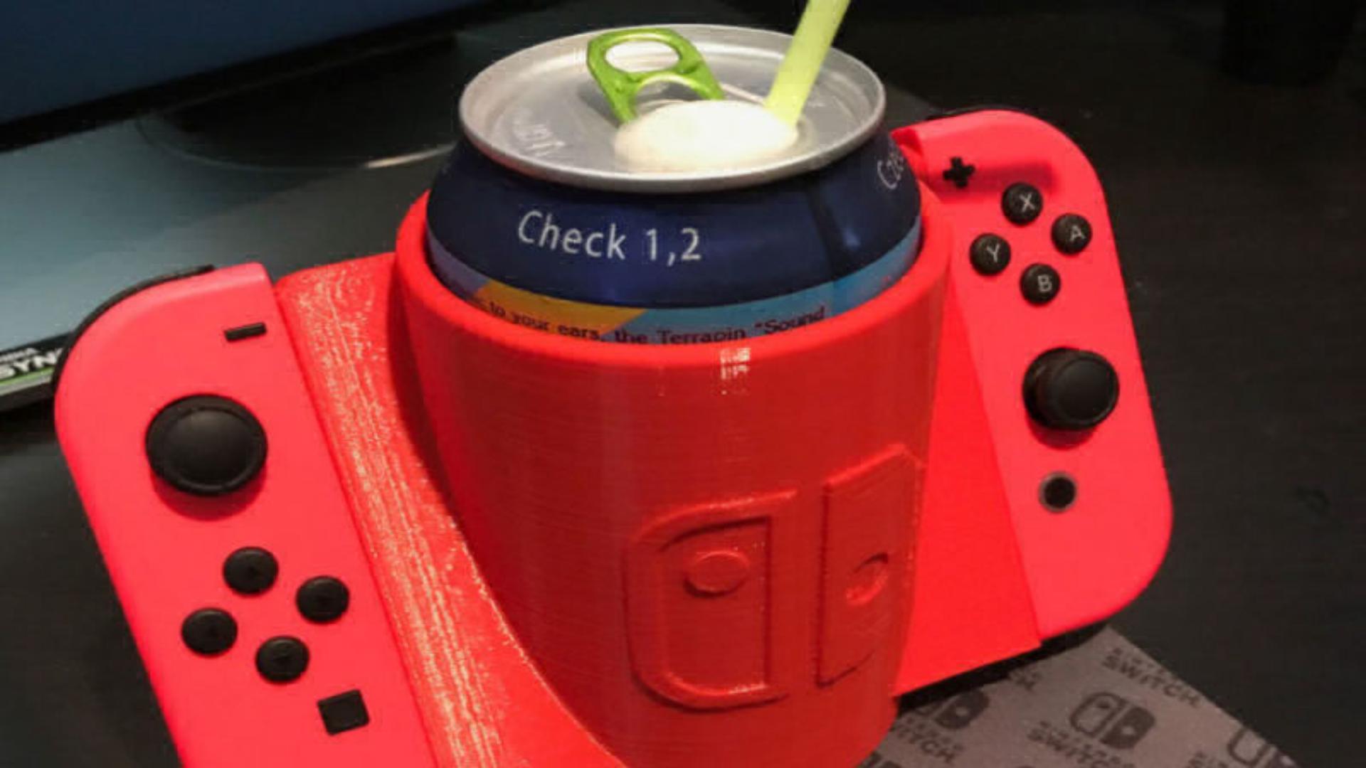You can 3D Print Your Very Own NINTENDO SWITCH Cup Holder With
