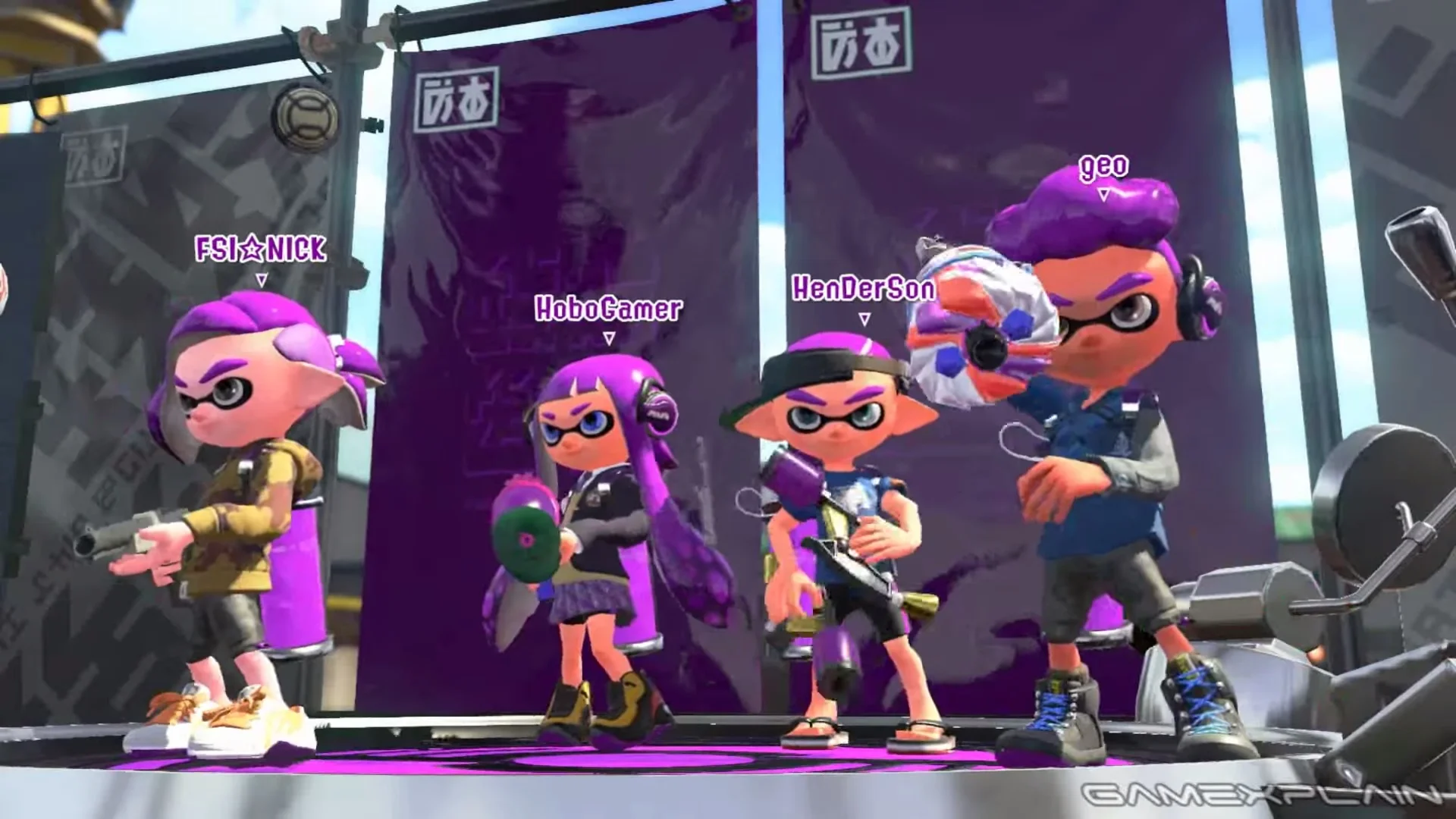 Check Out 9 Minutes Of SPLATOON 2's Splatbrella