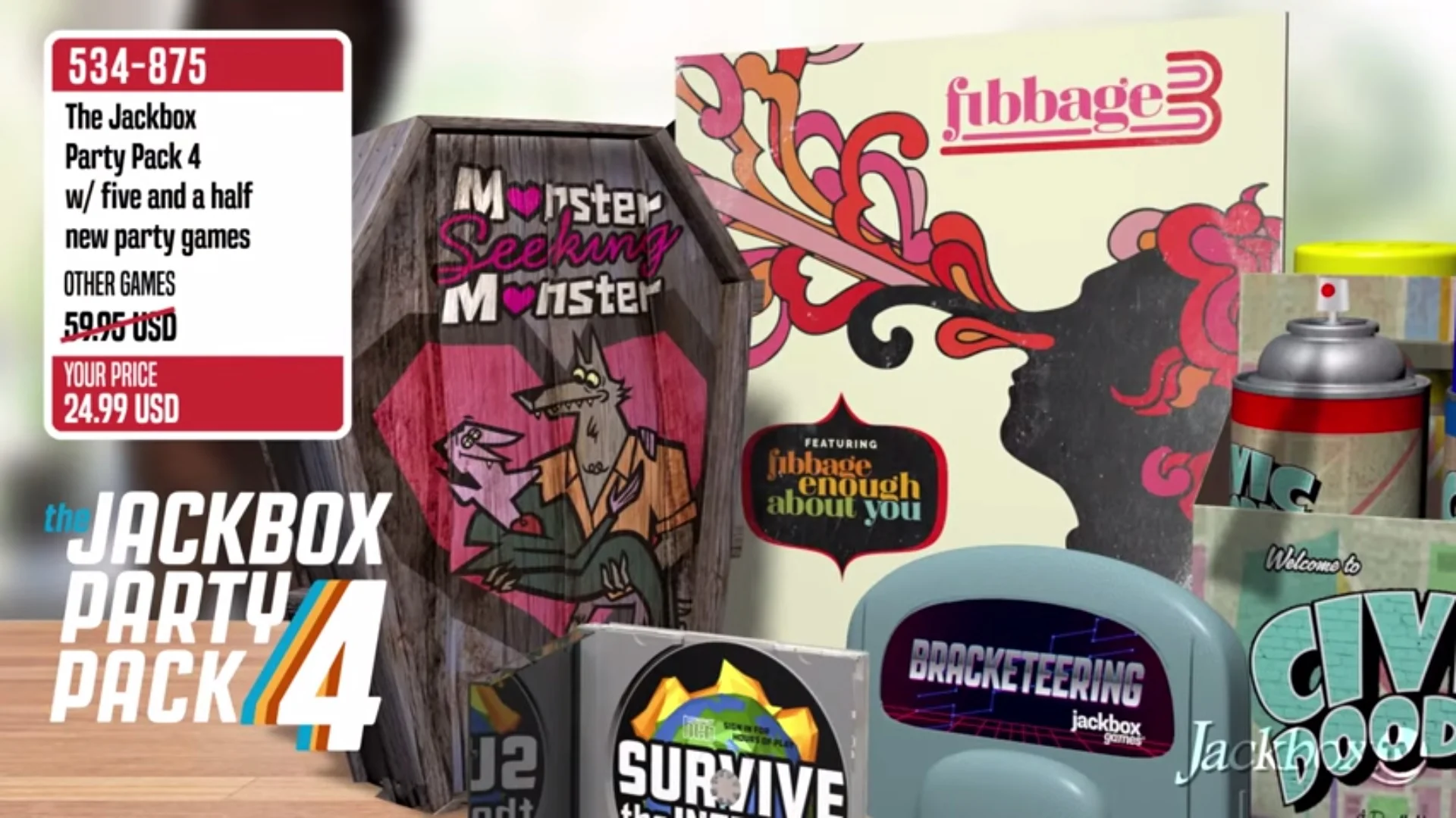 Check Out The Goofy Home Shopping Style Commercial For THE JACKBOX PARTY PACK 4