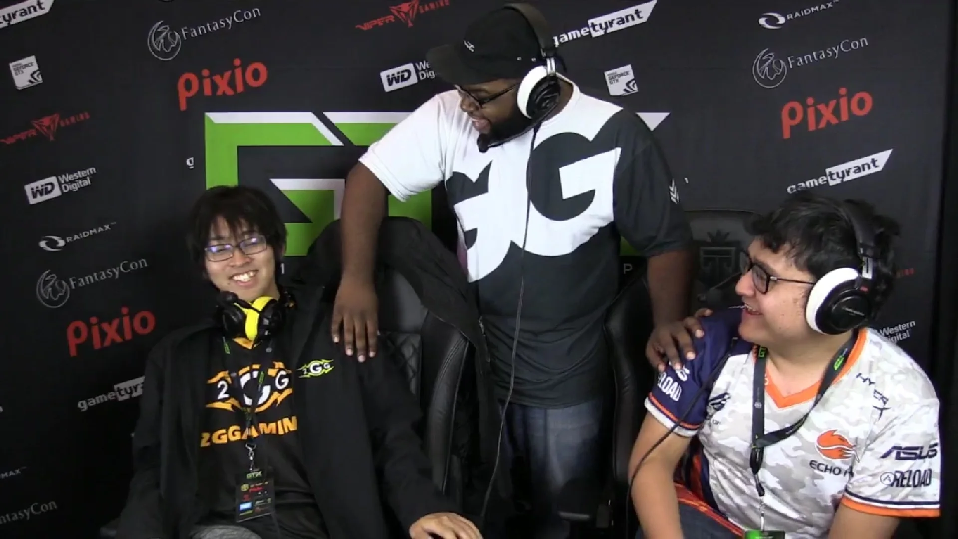GT-X: Watch EE Hilariously Try And Fail To Interview MkLeo And Komorikiri After The Won SMASH 4 Doubles
