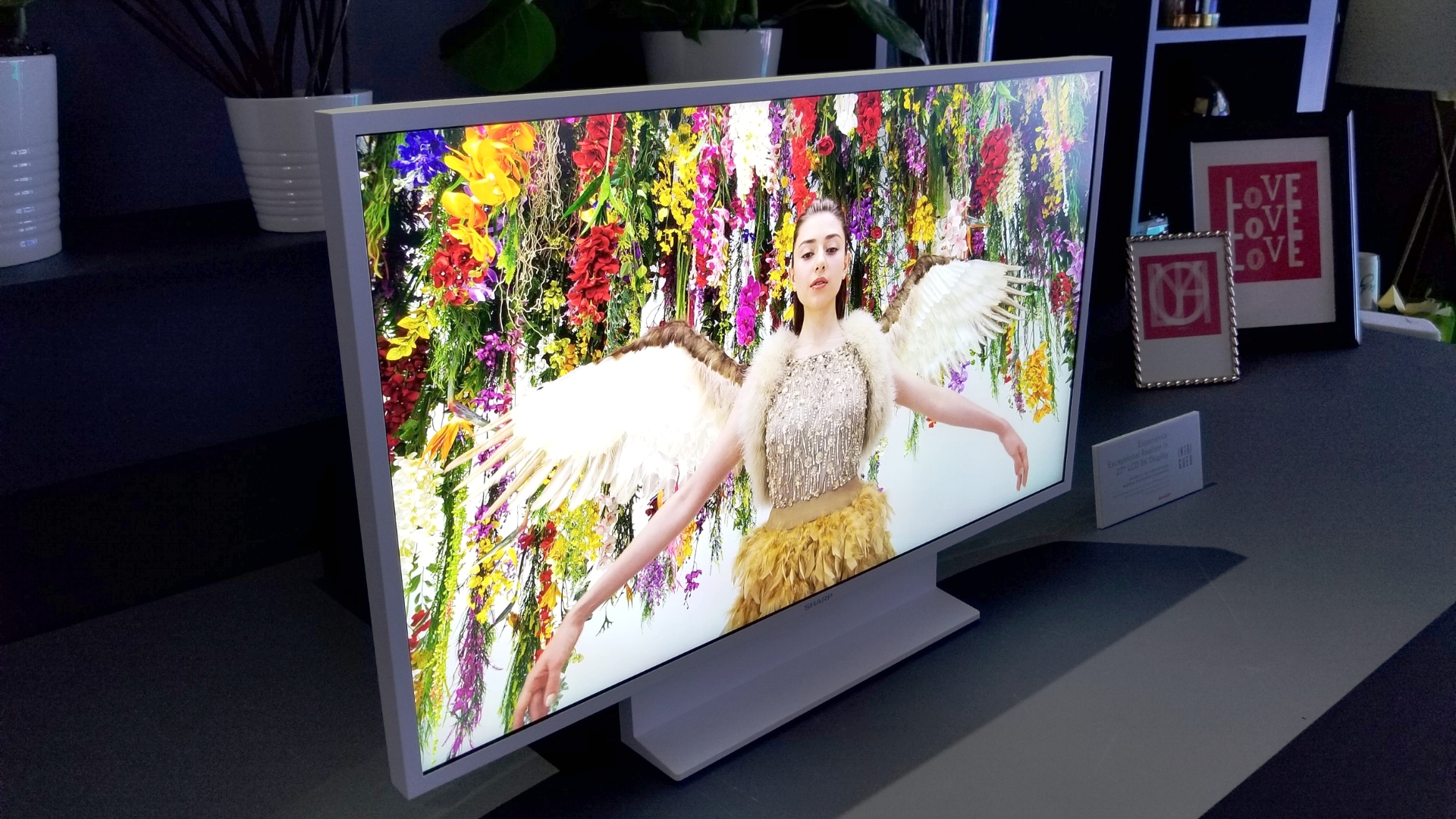 A Closer Look At SHARP's Breathtaking 27" 8K Monitor From CES 2018