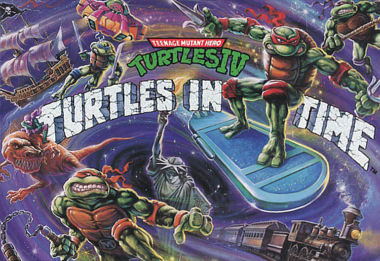 tmnt turtles in time game over