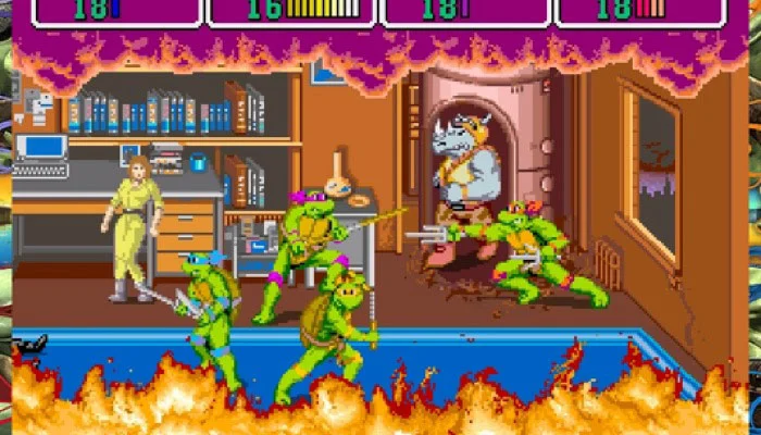 The amazing TMNT Arcade game in all it's glory!