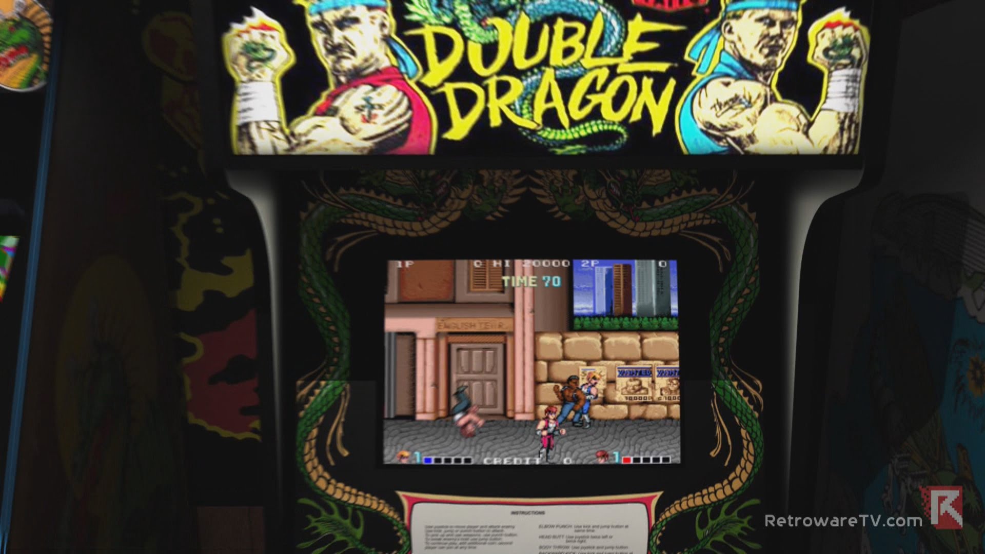 Console to Screen - Double Dragon 